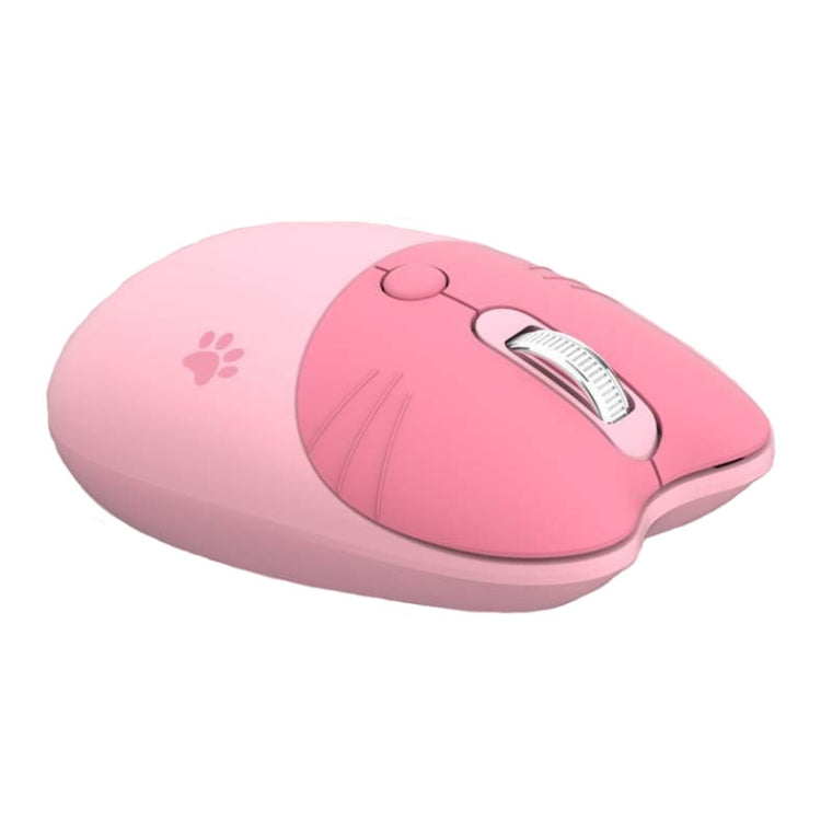 M3 3 Keys Cute Silent Laptop Wireless Mouse, Spec:, Wireless Version (Vitality Pink), Wireless Version (Milk Tea), Bluetooth Wireless Version (Milk Tea), Bluetooth Wireless Version (Pink), Bluetooth Wireless Version (Red)