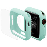 ENKAY Hat-Prince 2 in 1 TPU Semi-clad Protective Shell + 3D Full Screen PET Curved Heat Bending HD Screen Protector for Apple Watch Series 6 / 5 / 4 / SE3 / 2 / 1 40mm, 40mm