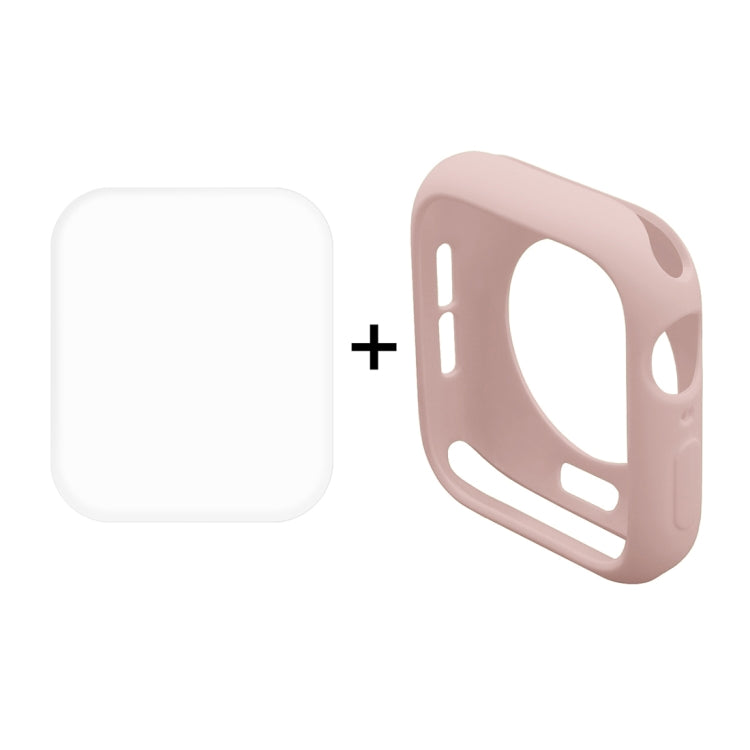 ENKAY Hat-Prince 2 in 1 TPU Semi-clad Protective Shell + 3D Full Screen PET Curved Heat Bending HD Screen Protector For Apple Watch Series 6 / 5 / 4 / Watch SE 44mm, For Apple Watch Series 6 / 5 / 4 / Watch SE 44mm