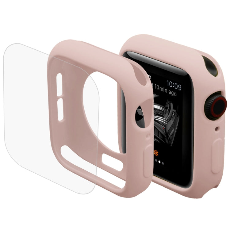 ENKAY Hat-Prince 2 in 1 TPU Semi-clad Protective Shell + 3D Full Screen PET Curved Heat Bending HD Screen Protector For Apple Watch Series 6 / 5 / 4 / Watch SE 44mm, For Apple Watch Series 6 / 5 / 4 / Watch SE 44mm