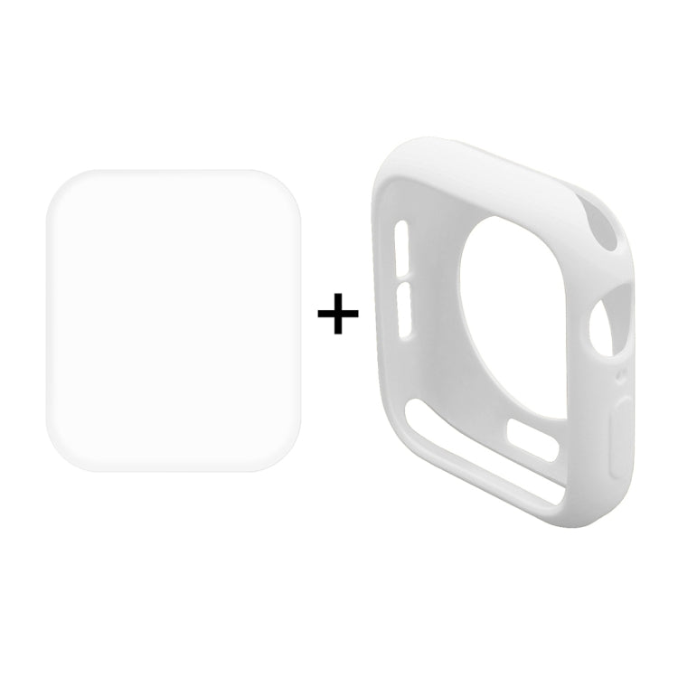 ENKAY Hat-Prince 2 in 1 TPU Semi-clad Protective Shell + 3D Full Screen PET Curved Heat Bending HD Screen Protector For Apple Watch Series 6 / 5 / 4 / Watch SE 44mm, For Apple Watch Series 6 / 5 / 4 / Watch SE 44mm