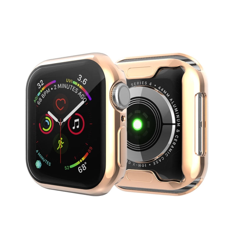 Full Coverage Plating TPU Case For Apple Watch Series 6 / 5 / 4 / Watch SE 44mm, For Apple Watch Series 6 / 5 / 4 / Watch SE 44mm