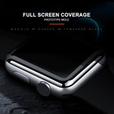 mocolo 0.33mm 9H 3D Round Edge Full Glue Tempered Glass Film For Apple Watch Series 6 / 5 / 4 / Watch SE 40mm, For Apple Watch Series 6 / 5 / 4 / Watch SE 40mm