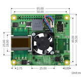 Waveshare Raspberry Pi PoE+ HAT Ethernet Expansion Board for Raspberry Pi 3B+/4B