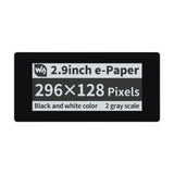 Waveshare 2.9 inch 296 x 128 Pixel Touch Black / White e-Paper Module for Raspberry Pi Pico, SPI Interface, 20051
