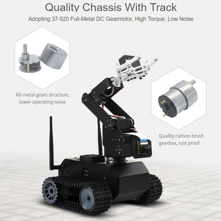 Waveshare JETANK AI Tracked Mobile Robot Kit, Based on Jetson Nano, EU Plug, Waveshare JETANK AI