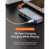 ROCK TR06 6 In 1 Type-C / USB-C to RJ45 Multi-function Docking Station, TR06