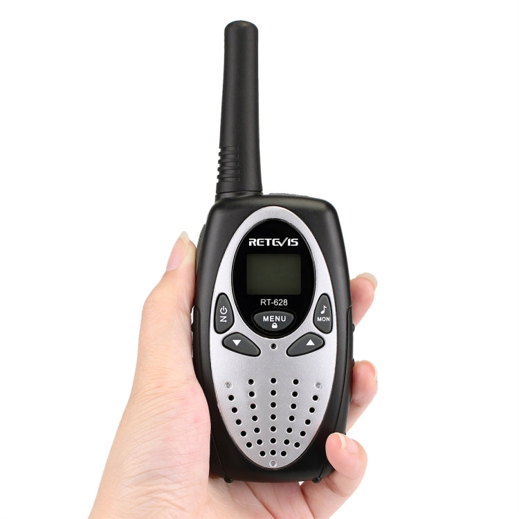 1 Pair RETEVIS RT628 0.5W EU Frequency 446MHz 8CHS Handheld Children Walkie Talkie, RT628(White), RT628(Red), RT628(Black)