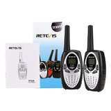1 Pair RETEVIS RT628 0.5W EU Frequency 446MHz 8CHS Handheld Children Walkie Talkie, RT628(White), RT628(Red), RT628(Black)