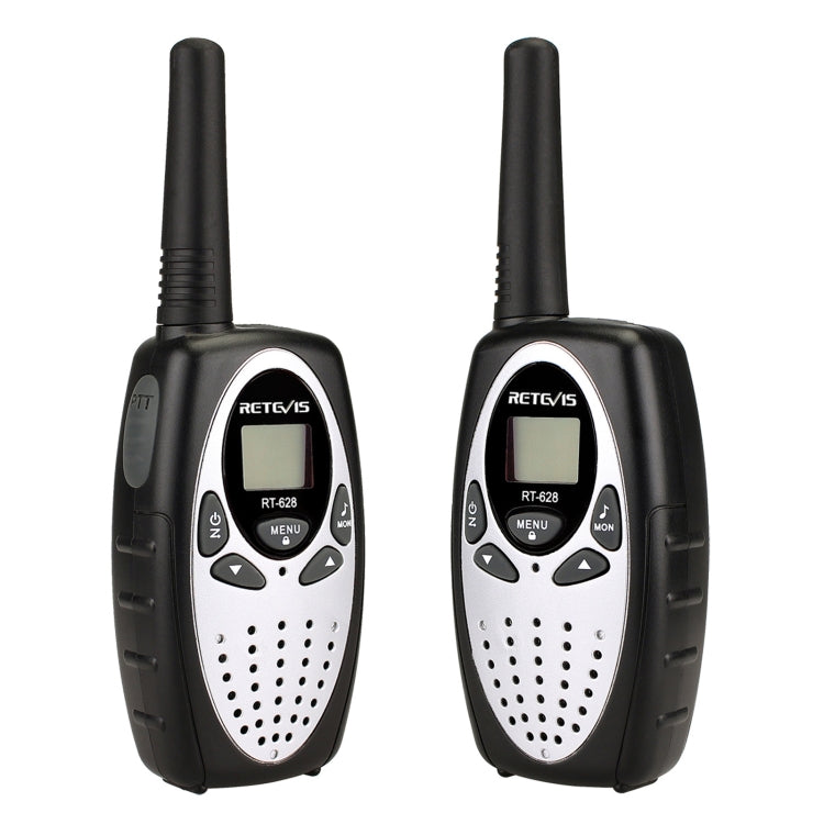 1 Pair RETEVIS RT628 0.5W EU Frequency 446MHz 8CHS Handheld Children Walkie Talkie, RT628(White), RT628(Red), RT628(Black)