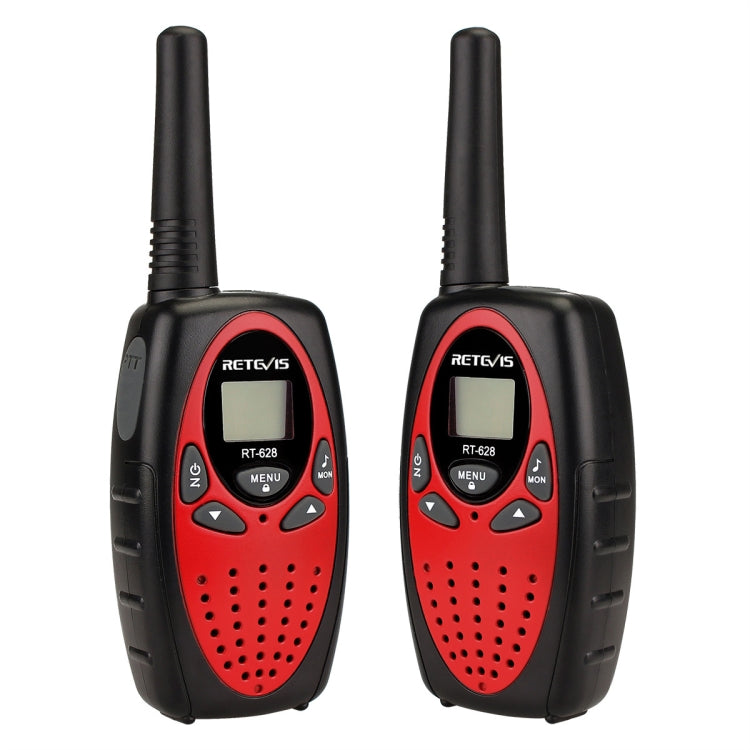 1 Pair RETEVIS RT628 0.5W EU Frequency 446MHz 8CHS Handheld Children Walkie Talkie, RT628(White), RT628(Red), RT628(Black)