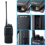 RETEVIS RT1 10W UHF 400-520MHz 16CH Handheld Walkie Talkie,, RT1 400-520MHz EU Plug, RT1 400-520MHz US Plug