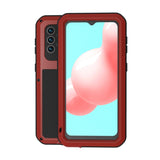 LOVE MEI Metal Shockproof Waterproof Dustproof Protective Case with Glass, For Samsung Galaxy A32 5G, For Samsung Galaxy A52 5G / 4G, For Samsung Galaxy S21 5G, For Samsung Galaxy A42, For Samsung Galaxy S21+ 5G, For Samsung Galaxy A72 5G / 4G