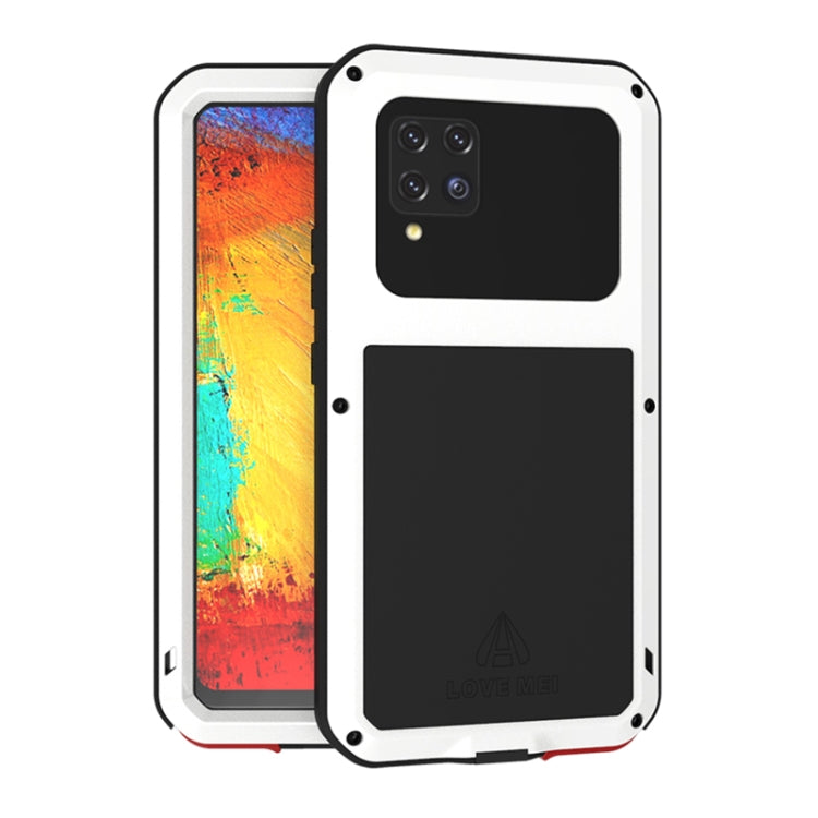 LOVE MEI Metal Shockproof Waterproof Dustproof Protective Case with Glass, For Samsung Galaxy A32 5G, For Samsung Galaxy A52 5G / 4G, For Samsung Galaxy S21 5G, For Samsung Galaxy A42, For Samsung Galaxy S21+ 5G, For Samsung Galaxy A72 5G / 4G