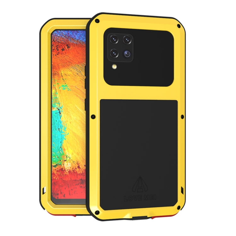 LOVE MEI Metal Shockproof Waterproof Dustproof Protective Case with Glass, For Samsung Galaxy A32 5G, For Samsung Galaxy A52 5G / 4G, For Samsung Galaxy S21 5G, For Samsung Galaxy A42, For Samsung Galaxy S21+ 5G, For Samsung Galaxy A72 5G / 4G