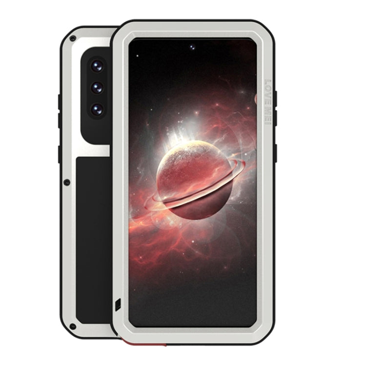 LOVE MEI Metal Shockproof Waterproof Dustproof Protective Case with Glass, For Samsung Galaxy A32 5G, For Samsung Galaxy A52 5G / 4G, For Samsung Galaxy S21 5G, For Samsung Galaxy A42, For Samsung Galaxy S21+ 5G, For Samsung Galaxy A72 5G / 4G