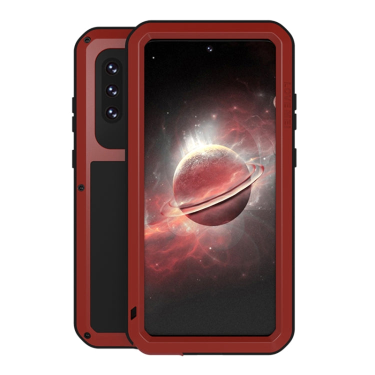 LOVE MEI Metal Shockproof Waterproof Dustproof Protective Case with Glass, For Samsung Galaxy A32 5G, For Samsung Galaxy A52 5G / 4G, For Samsung Galaxy S21 5G, For Samsung Galaxy A42, For Samsung Galaxy S21+ 5G, For Samsung Galaxy A72 5G / 4G