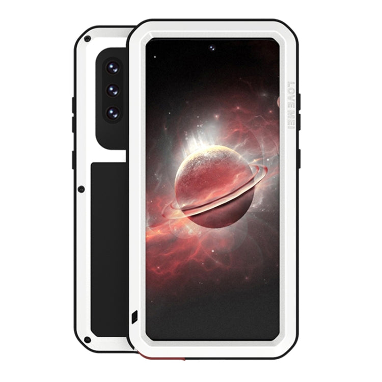 LOVE MEI Metal Shockproof Waterproof Dustproof Protective Case with Glass, For Samsung Galaxy A32 5G, For Samsung Galaxy A52 5G / 4G, For Samsung Galaxy S21 5G, For Samsung Galaxy A42, For Samsung Galaxy S21+ 5G, For Samsung Galaxy A72 5G / 4G