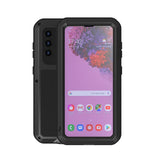 LOVE MEI Metal Shockproof Waterproof Dustproof Protective Case with Glass, For Samsung Galaxy A32 5G, For Samsung Galaxy A52 5G / 4G, For Samsung Galaxy S21 5G, For Samsung Galaxy A42, For Samsung Galaxy S21+ 5G, For Samsung Galaxy A72 5G / 4G