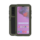LOVE MEI Metal Shockproof Waterproof Dustproof Protective Case with Glass, For Samsung Galaxy A32 5G, For Samsung Galaxy A52 5G / 4G, For Samsung Galaxy S21 5G, For Samsung Galaxy A42, For Samsung Galaxy S21+ 5G, For Samsung Galaxy A72 5G / 4G