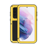 LOVE MEI Metal Shockproof Waterproof Dustproof Protective Case with Glass, For Samsung Galaxy A32 5G, For Samsung Galaxy A52 5G / 4G, For Samsung Galaxy S21 5G, For Samsung Galaxy A42, For Samsung Galaxy S21+ 5G, For Samsung Galaxy A72 5G / 4G