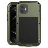 LOVE MEI Metal Shockproof Waterproof Dustproof Protective Case, For iPhone 12