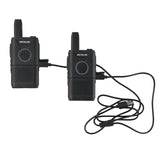 1 Pair RETEVIS RT18 16CHS FRS Dual PTT Handheld Walkie Talkie, US Plug, RT18, US Plug