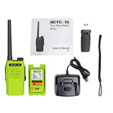 RETEVIS RT47 16CHS IP67 Waterproof FRS Two Way Radio Handheld Walkie Talkie, US Plug, RT47, US Plug(Green), RT47, US Plug(Black)