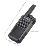1 Pair RETEVIS RT68 2W 16CHS FRS Two Way Radio Handheld Walkie Talkie, US Plug, RT68