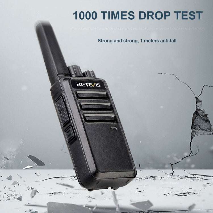 1 Pair RETEVIS RT68 2W 16CHS FRS Two Way Radio Handheld Walkie Talkie, US Plug, RT68