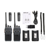 1 Pair RETEVIS RB617 PMR446 16CHS License-free Two Way Radio Handheld Walkie Talkie, EU Plug, RB617