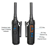 RETEVIS RB37 US Frequency 462.5625-467.7125MHz 22CHS FRS License-free Two Way Radio Handheld Bluetooth Walkie Talkie, RB37