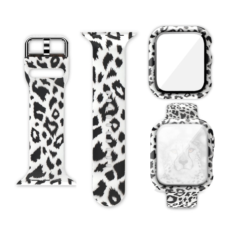 Silicone Printing Integrated Replacement Watch Case Watchband, For Apple Watch Series 6 / 5 / 4 / Watch SE 44mm, For Apple Watch Series 6 / 5 / 4 / Watch SE 40mm, For Apple Watch Series 3 & 2 & 1 42mm
