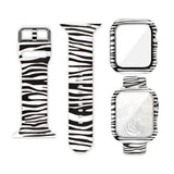 Silicone Printing Integrated Replacement Watch Case Watchband, For Apple Watch Series 6 / 5 / 4 / Watch SE 44mm, For Apple Watch Series 6 / 5 / 4 / Watch SE 40mm, For Apple Watch Series 3 & 2 & 1 42mm