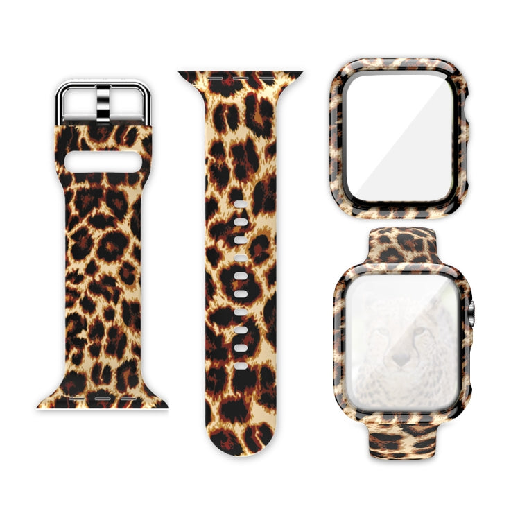 Silicone Printing Integrated Replacement Watch Case Watchband, For Apple Watch Series 6 / 5 / 4 / Watch SE 44mm, For Apple Watch Series 6 / 5 / 4 / Watch SE 40mm, For Apple Watch Series 3 & 2 & 1 42mm