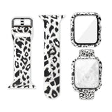 Silicone Printing Integrated Replacement Watch Case Watchband, For Apple Watch Series 6 / 5 / 4 / Watch SE 44mm, For Apple Watch Series 6 / 5 / 4 / Watch SE 40mm, For Apple Watch Series 3 & 2 & 1 42mm