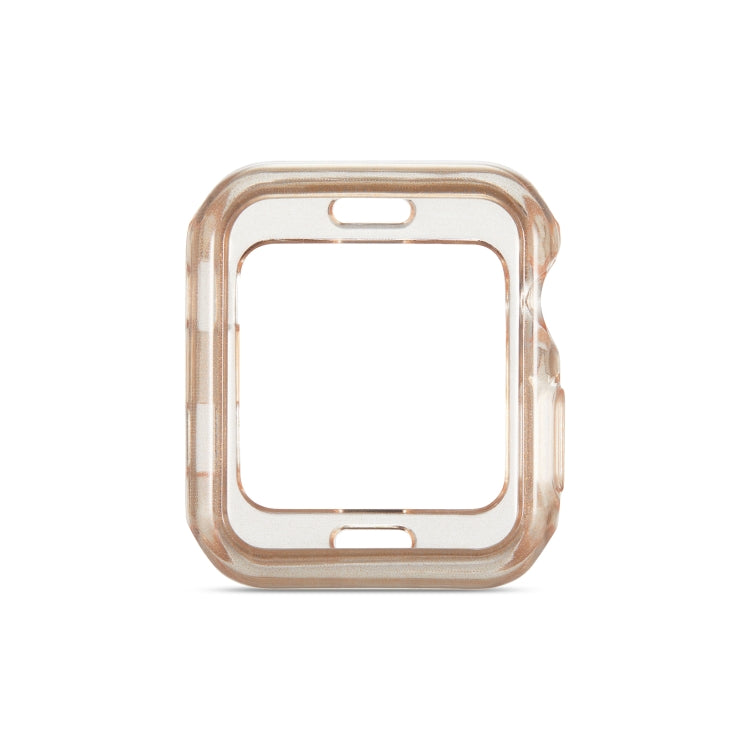 Glitter Powder TPU Protective Case, For Apple Watch Series 6 / 5 / 4 / Watch SE 44mm, For Apple Watch Series 3 & 2 & 1 42mm, For Apple Watch Series 6 / 5 / 4 / Watch SE 40mm, For Apple Watch Series 3 & 2 & 1 38mm