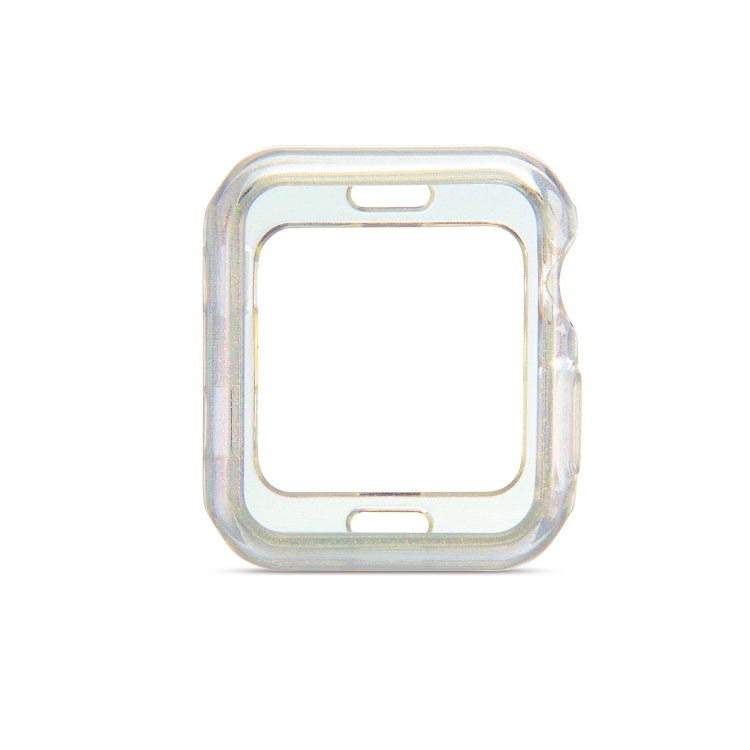 Glitter Powder TPU Protective Case, For Apple Watch Series 6 / 5 / 4 / Watch SE 44mm, For Apple Watch Series 3 & 2 & 1 42mm, For Apple Watch Series 6 / 5 / 4 / Watch SE 40mm, For Apple Watch Series 3 & 2 & 1 38mm