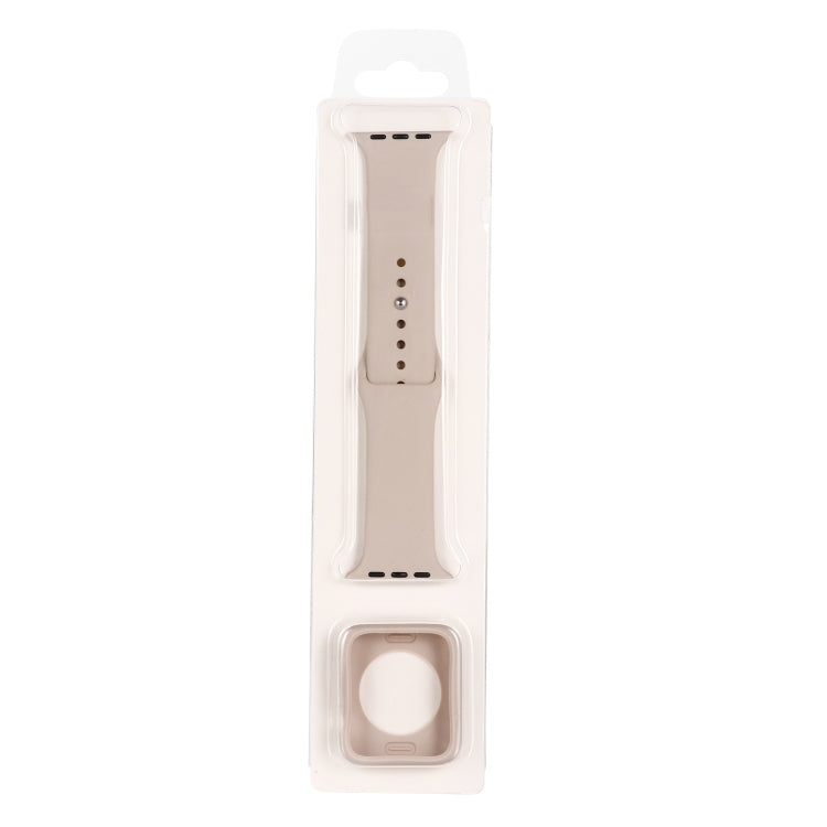 Silicone Replacement Strap Watchband + Watch Protective Case Set, For Apple Watch Series 3 & 2 & 1 38mm, For Apple Watch Series 3 & 2 & 1 42mm