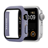 Shockproof PC+Tempered Glass Protective Case with Packed Carton For Apple Watch 44mm(Orange), For Apple Watch Series 6 / 5 / 4 / Watch SE 44mm, For Apple Watch Series 6 & SE & 5 & 4 44mm, For Apple Watch Series 3 & 2 & 1 42mm