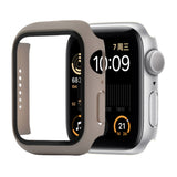 Shockproof PC+Tempered Glass Protective Case with Packed Carton For Apple Watch 44mm(Orange), For Apple Watch Series 6 / 5 / 4 / Watch SE 44mm, For Apple Watch Series 6 & SE & 5 & 4 44mm, For Apple Watch Series 3 & 2 & 1 42mm