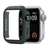 Shockproof PC+Tempered Glass Protective Case with Packed Carton For Apple Watch 44mm(Orange), For Apple Watch Series 6 / 5 / 4 / Watch SE 44mm, For Apple Watch Series 6 & SE & 5 & 4 44mm, For Apple Watch Series 3 & 2 & 1 42mm