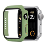 Shockproof PC+Tempered Glass Protective Case with Packed Carton For Apple Watch 44mm(Orange), For Apple Watch Series 6 / 5 / 4 / Watch SE 44mm, For Apple Watch Series 6 & SE & 5 & 4 44mm, For Apple Watch Series 3 & 2 & 1 42mm
