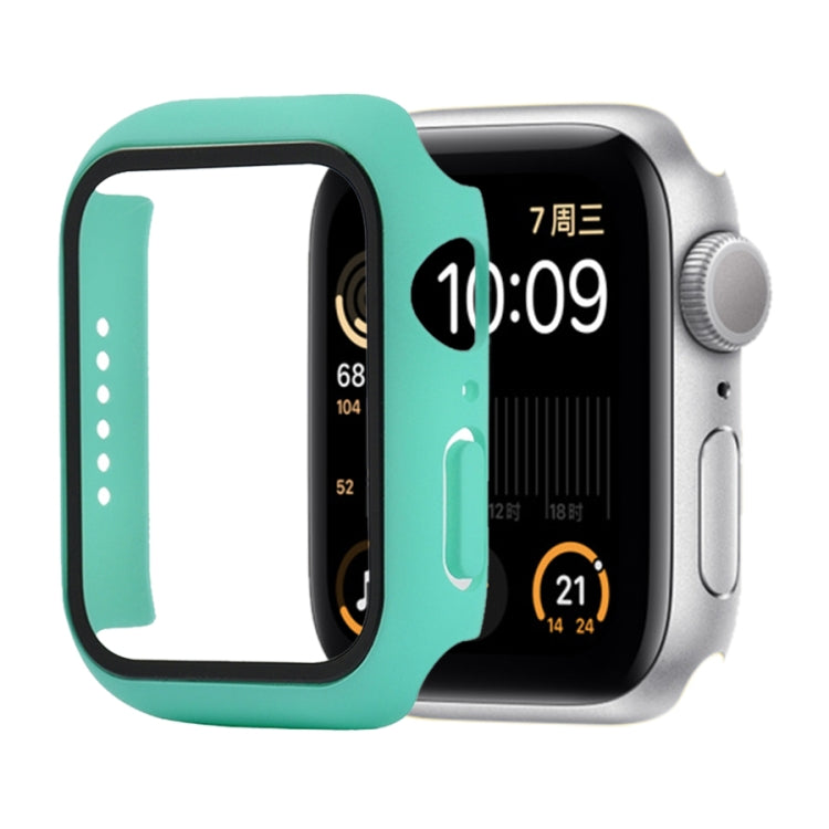 Shockproof PC+Tempered Glass Protective Case with Packed Carton For Apple Watch 44mm(Orange), For Apple Watch Series 6 / 5 / 4 / Watch SE 44mm, For Apple Watch Series 6 & SE & 5 & 4 44mm, For Apple Watch Series 3 & 2 & 1 42mm