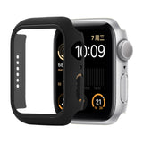 Shockproof PC+Tempered Glass Protective Case with Packed Carton For Apple Watch 44mm(Orange), For Apple Watch Series 6 / 5 / 4 / Watch SE 44mm, For Apple Watch Series 6 & SE & 5 & 4 44mm, For Apple Watch Series 3 & 2 & 1 42mm