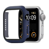 Shockproof PC+Tempered Glass Protective Case with Packed Carton For Apple Watch 44mm(Orange), For Apple Watch Series 6 / 5 / 4 / Watch SE 44mm, For Apple Watch Series 6 & SE & 5 & 4 44mm, For Apple Watch Series 3 & 2 & 1 42mm