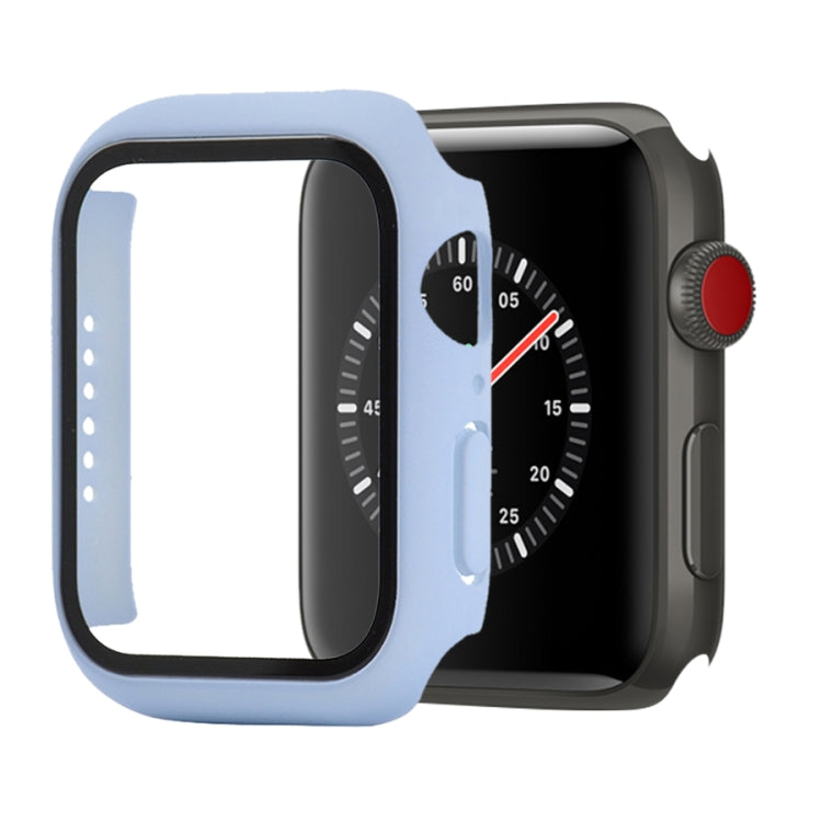 Shockproof PC+Tempered Glass Protective Case with Packed Carton For Apple Watch 44mm(Orange), For Apple Watch Series 6 / 5 / 4 / Watch SE 44mm, For Apple Watch Series 6 & SE & 5 & 4 44mm, For Apple Watch Series 3 & 2 & 1 42mm