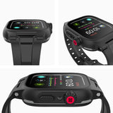 RedPepper IP68 Waterproof Screen Protector + Watchband + Protective Case, For Apple Watch Series 6 / 5 / 4 / Watch SE 44mm