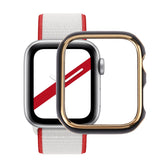 Dual-color Electroplating PC Protective Watch Case, For Apple Watch Series 6 / 5 / 4 / Watch SE 44mm, For Apple Watch Series 3 & 2 & 1 42mm, For Apple Watch Series 6 / 5 / 4 / Watch SE 40mm