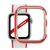 Dual-color Electroplating PC Protective Watch Case, For Apple Watch Series 6 / 5 / 4 / Watch SE 44mm, For Apple Watch Series 3 & 2 & 1 42mm, For Apple Watch Series 6 / 5 / 4 / Watch SE 40mm